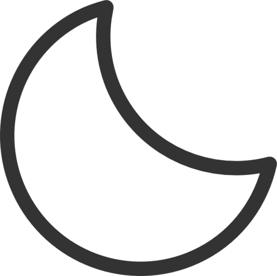 Moon Black And White Moon Clipart Black And White Free - Everything's Fine The Summer Set (570x568)