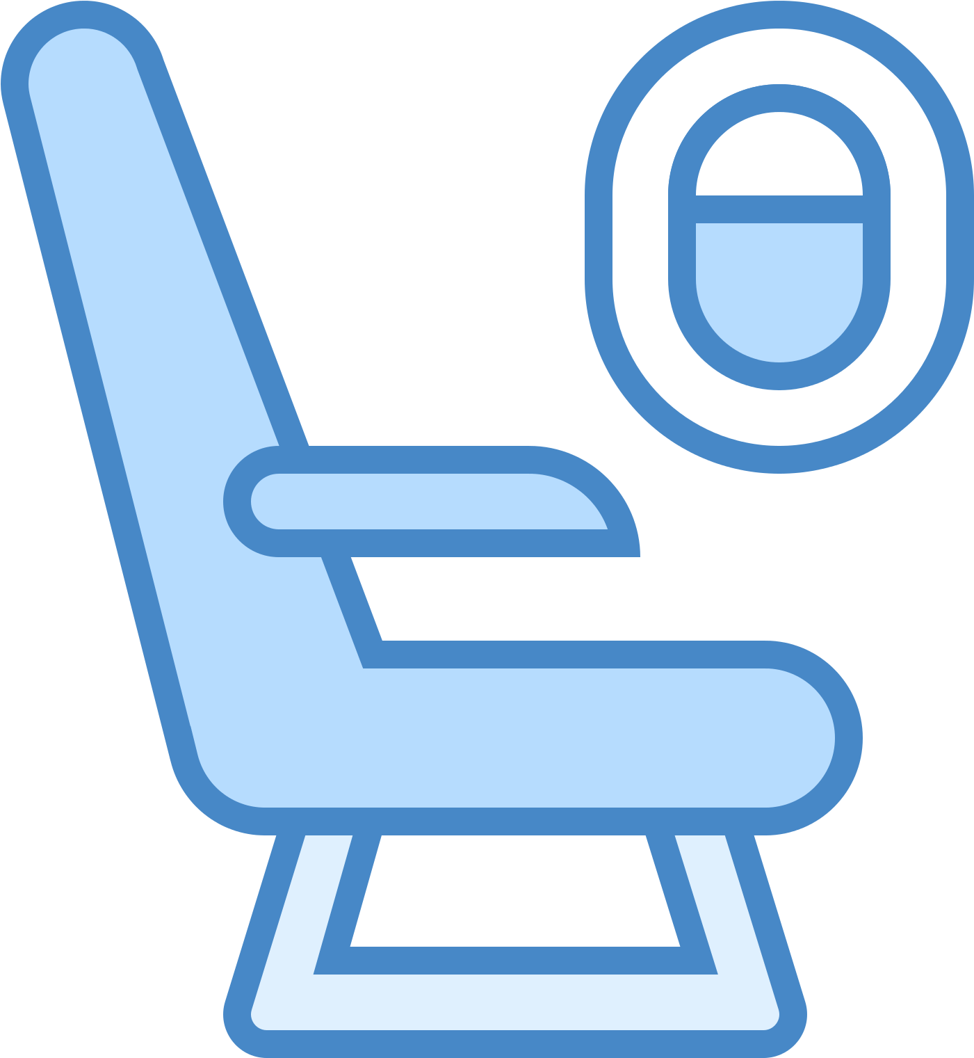 Flight Of Stairs Icons Download For Free At Icons8 - Airplane Seat Clipart (1600x1600)