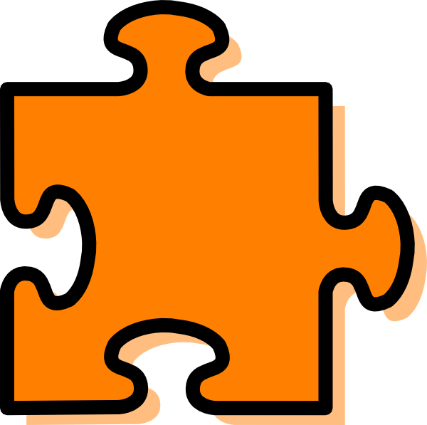 Jigsaw Piece Clip Art (600x597)