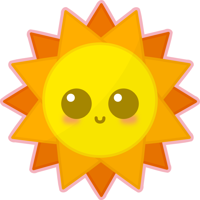 Images Of Cartoon Sun - Kawaii Sun (765x765)