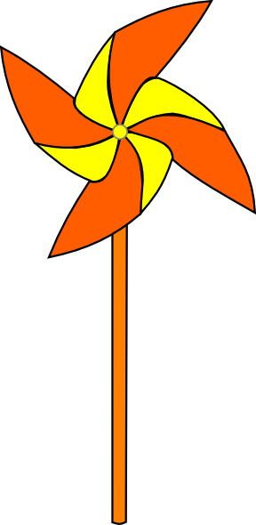 Free - Pinwheel Clipart (288x590)
