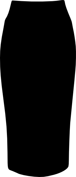 Free Vector Pencil Skirt Clip Art - Discounts And Allowances (252x588)