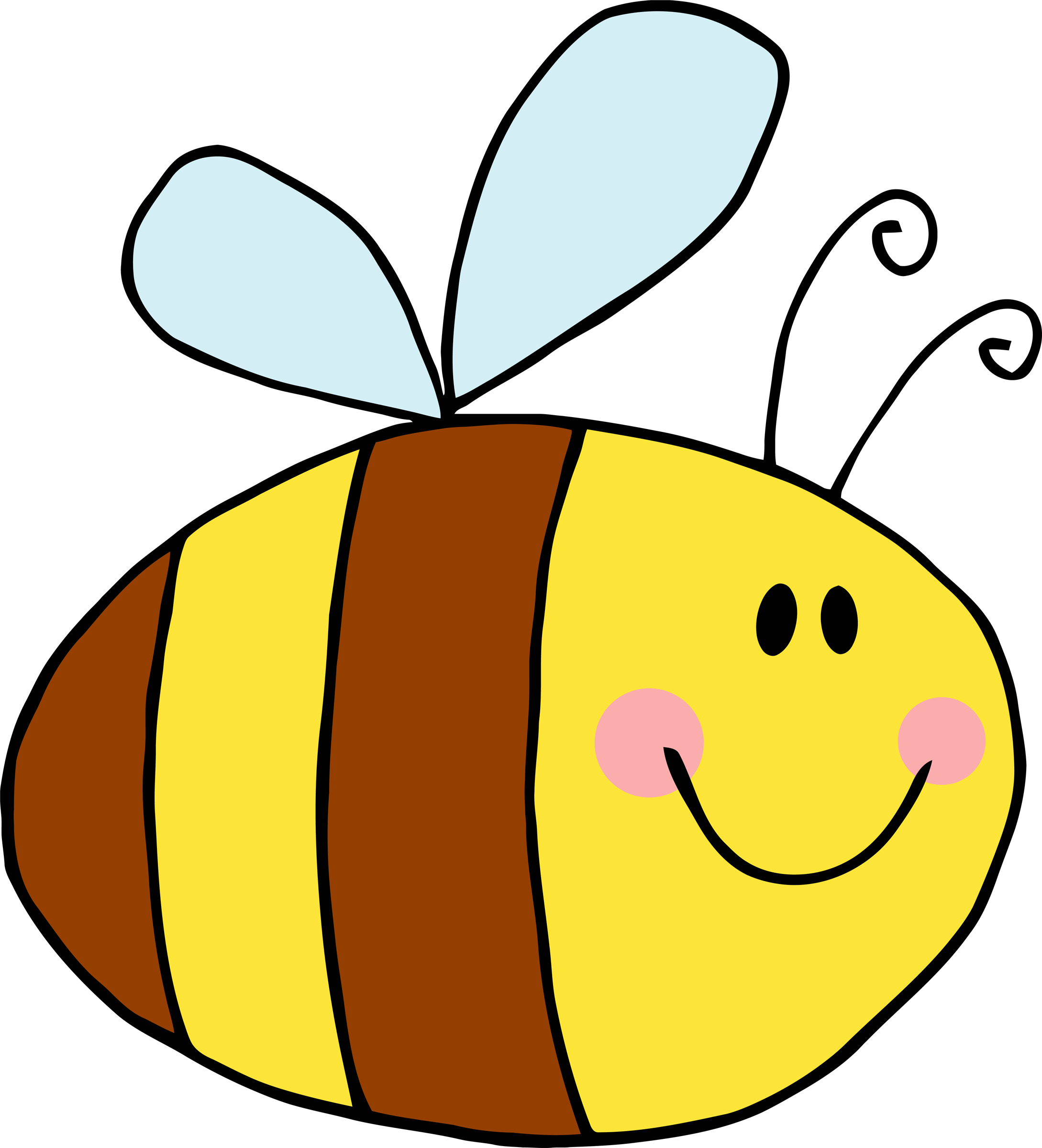Cartoon Images Bees - Cartoon Bee (2178x2400)