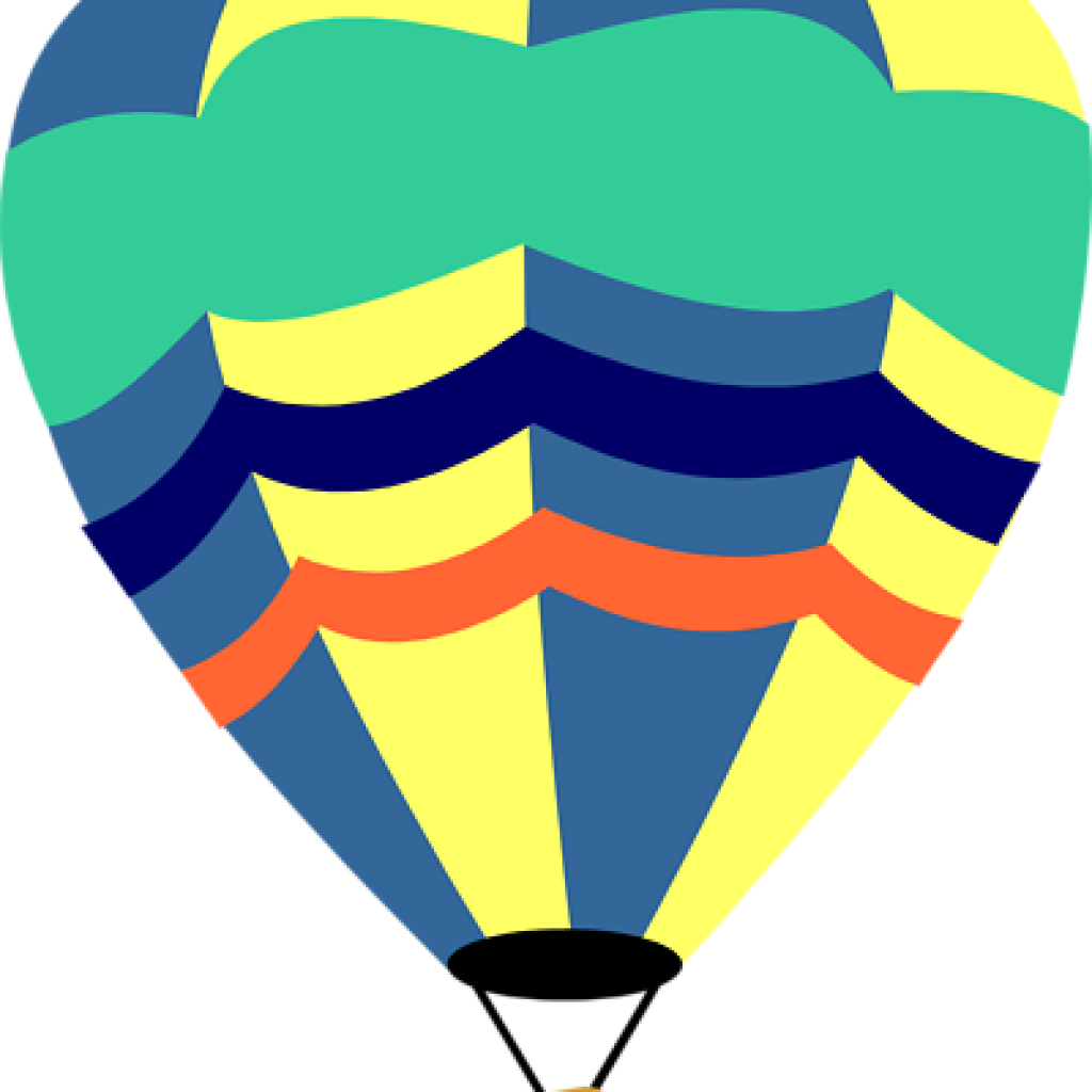 Hot Air Balloon Clip Art Hot Air Balloon Clip Art Outline - Hot Air Ballon Clipart (1024x1024)