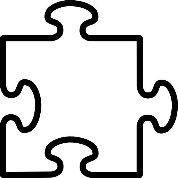 Puzzle Piece Clipart (600x601)