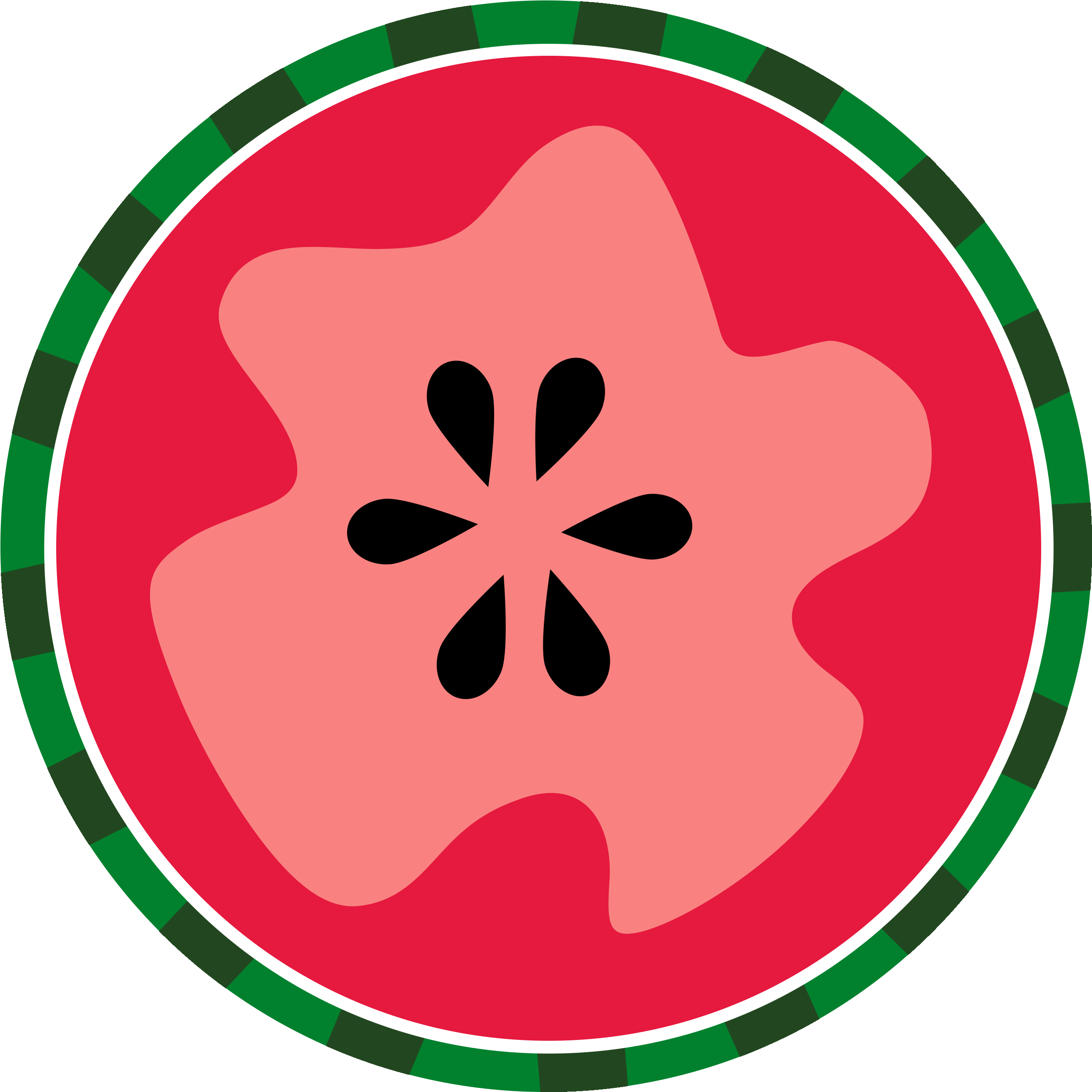 Watermelon Clip Art Summer Clipart On - Emblem (2700x2700)
