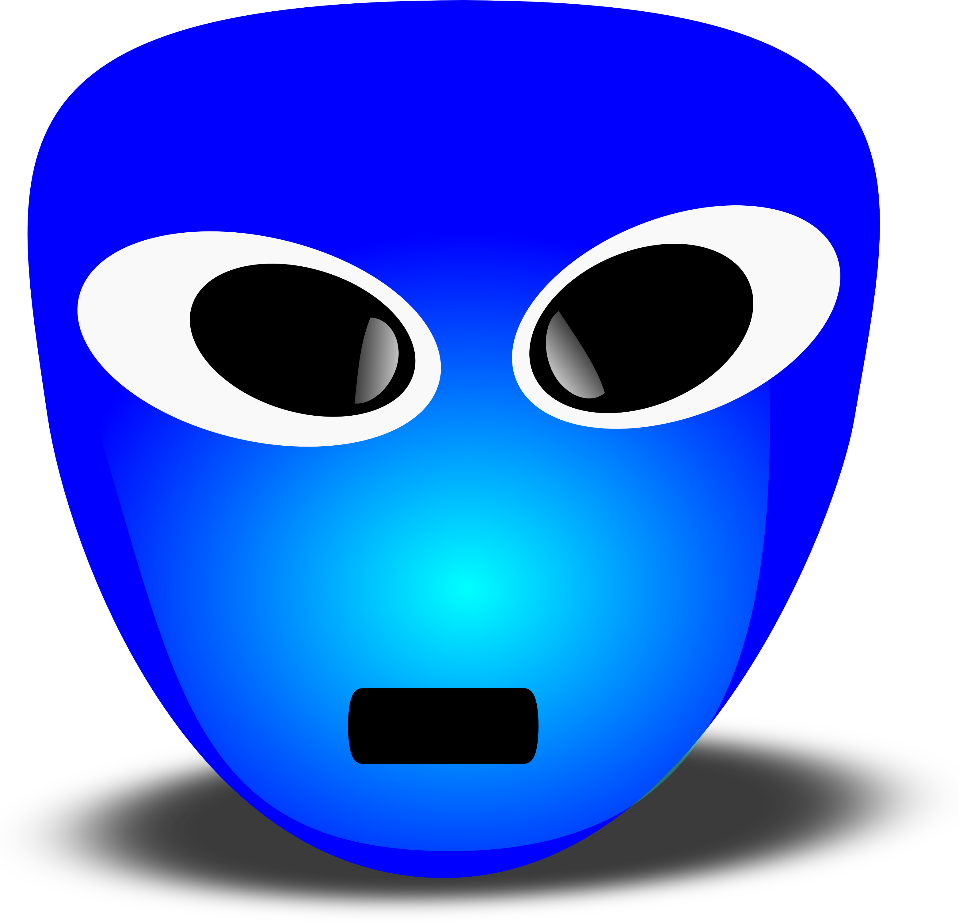 Smileys Clipart Logo - Blue Smiley Face (3200x3034)