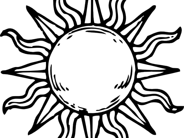 Drawings Of Sun - Sun Drawing (640x480)