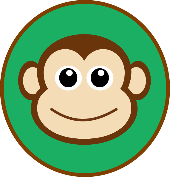 Monkey Face Clip Art Baby Monkeys Cartoon Artjpg Clipart - Cute Monkey Art (570x596)