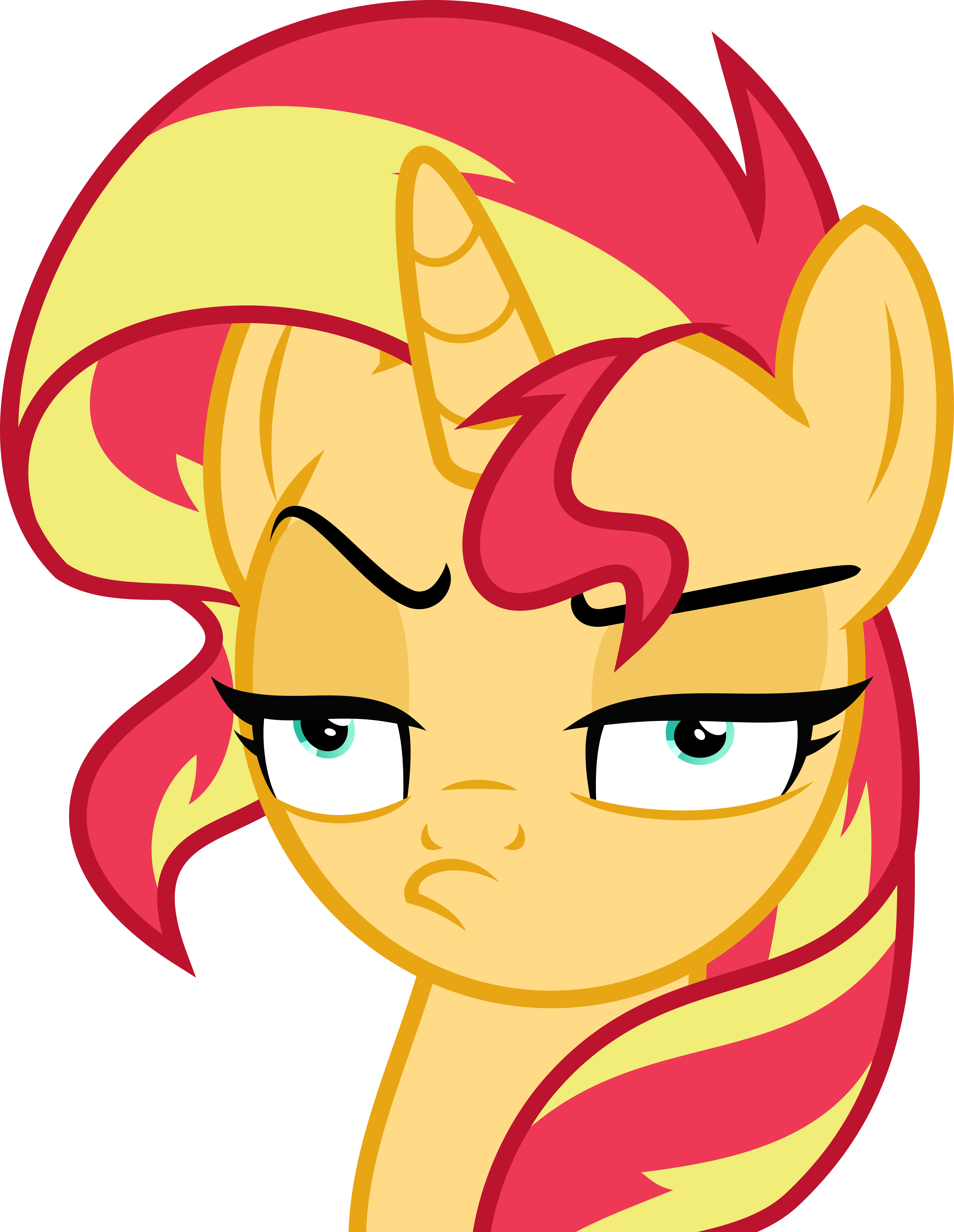 Sunset's Pretty Face By Orin331 - Sunset (4000x5163)