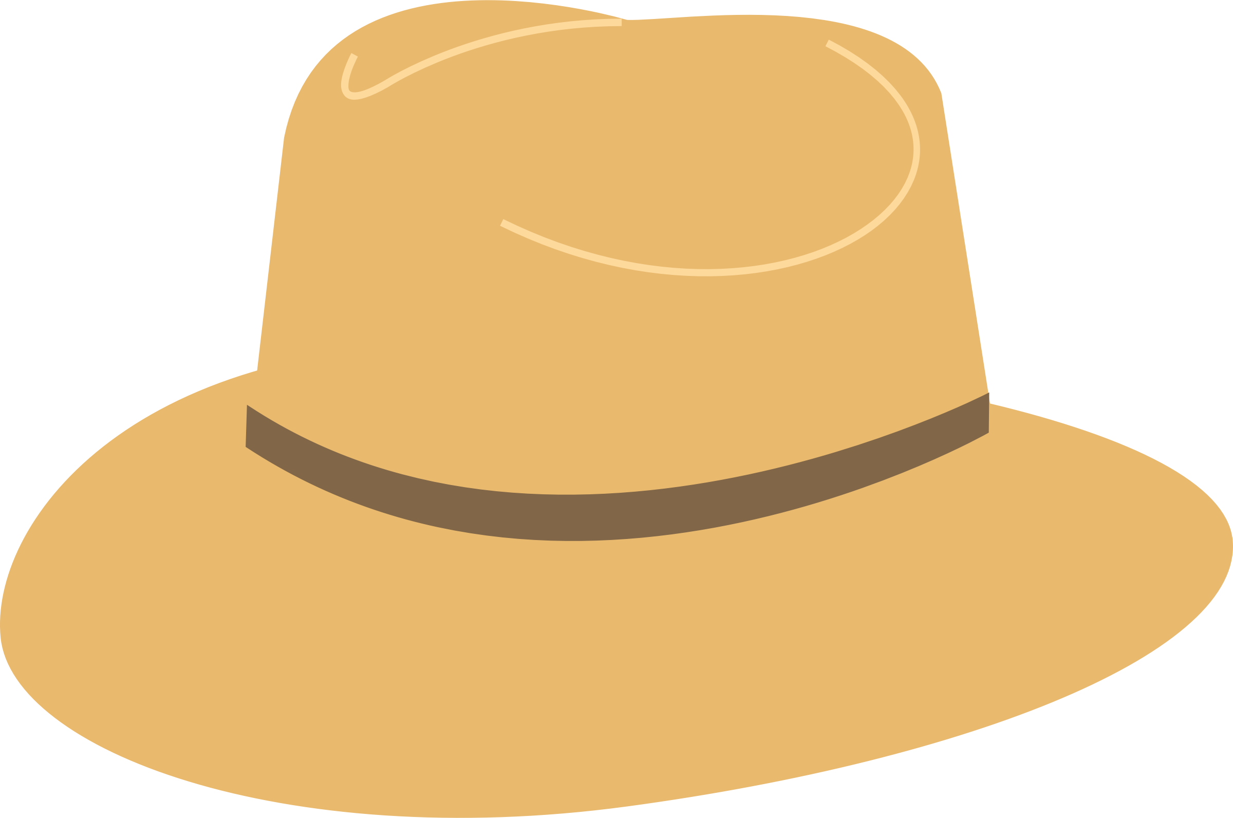 Big Image - Sun Hat Clipart (2400x1592)