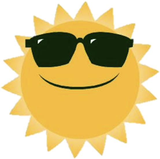 Happy Sunshine - Sun Clipart (582x596)