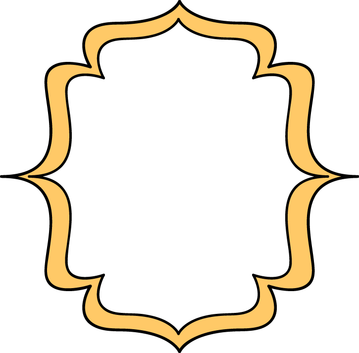 Halloween Page Border - Orange Frame Clip Art (725x713)