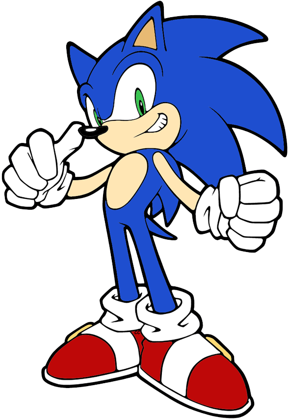 Sonic The Hedgehog Clip Art Images Cartoon - Sonic The Hedgehog Drawing (589x853)