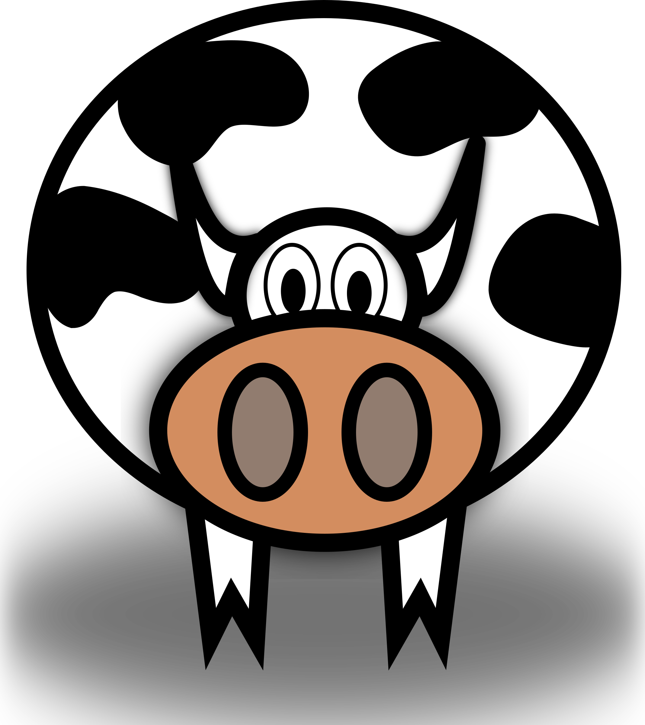 Bsantos Cow Vfx Solidarity Visual Effects Insert Tiger - Cow Clip Art (2136x2400)