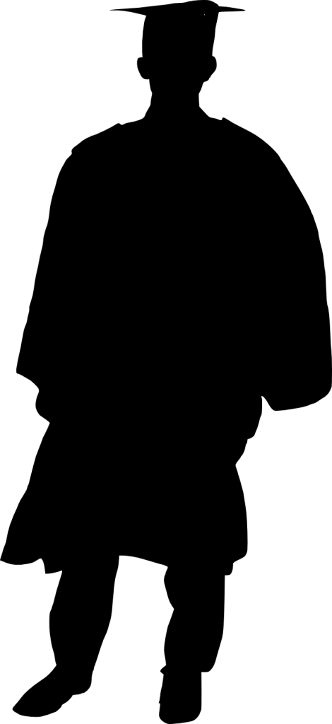 539 × 1500 Px - Graduate Silhouette Transparent Background (470x1024)