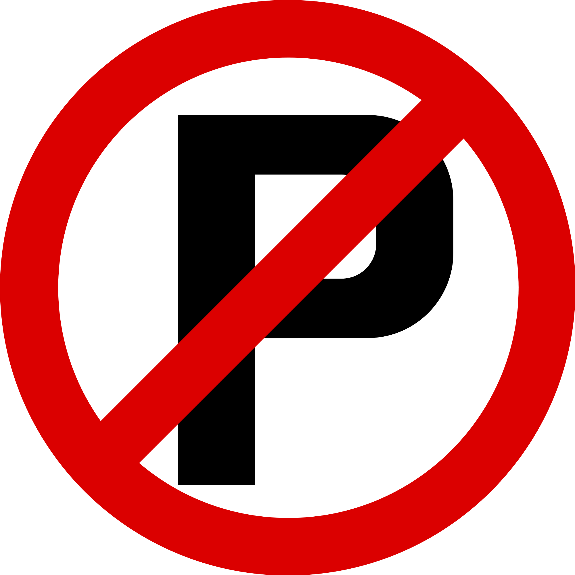 No Parking - Traffic Sign No Parking (2000x2000)