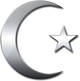 Crescent Moon And Star Icon - Crescent (512x512)