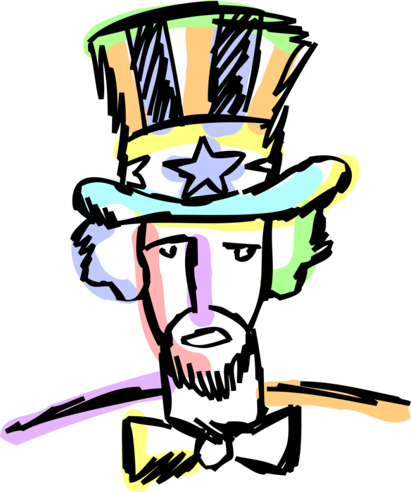 Vector Illustration Of Independence Day 4th Of July - Vector Illustration Of Independence Day 4th Of July (584x700)