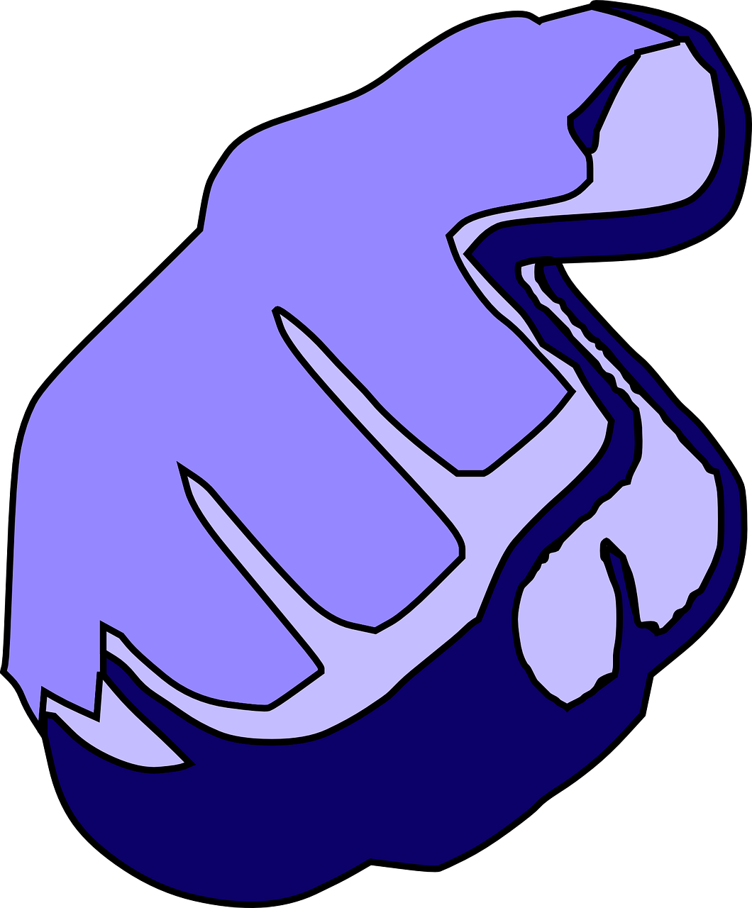 Uncle Sams Hat Clothing - Pointing Hand Clip Art (1060x1280)