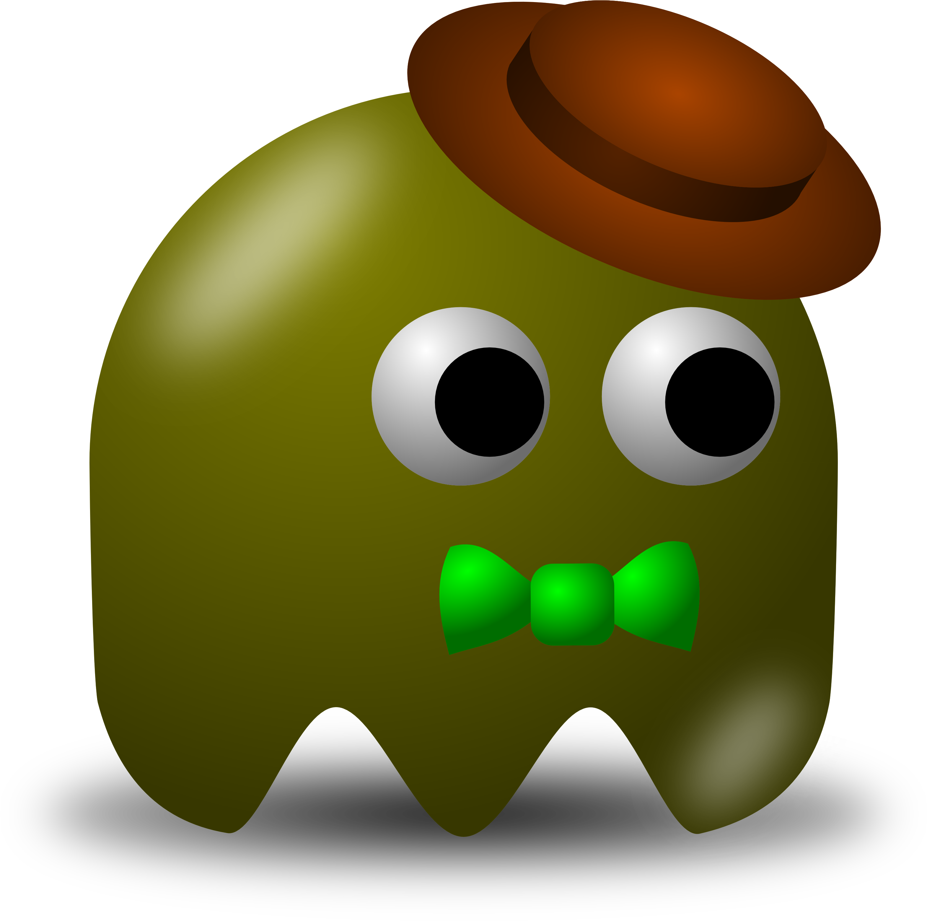 Avatar Character Wearing Classy Brown Hat - Phonics Monster - Book 4 By Brian Giles (3200x3147)