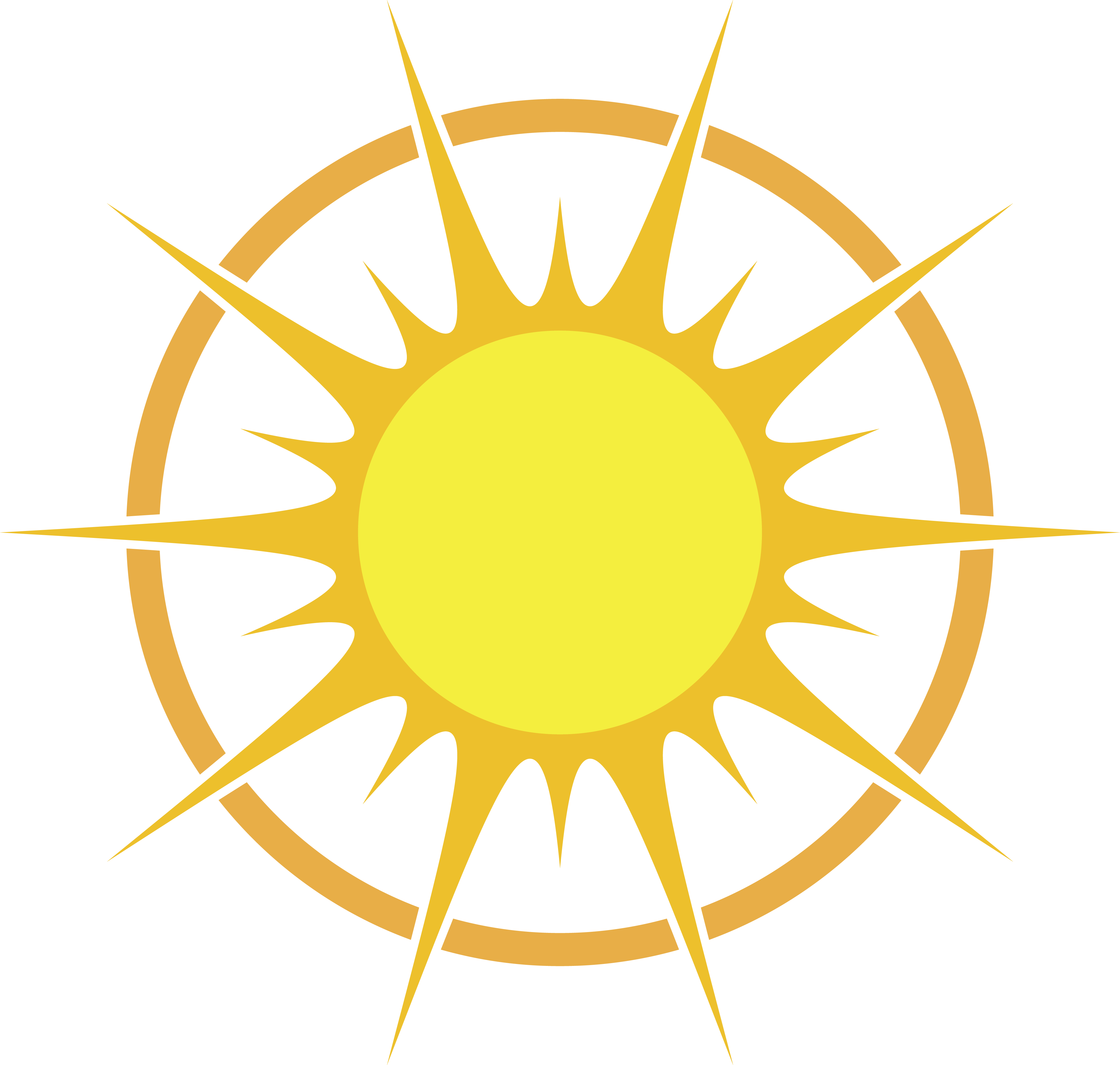 Free Clipart Of A Summer Sun - Globe Icon Png White (4000x3805)