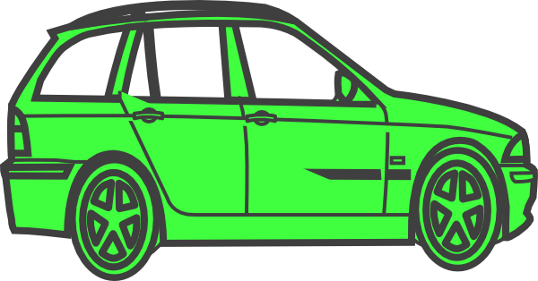 Car Clipart Family Car - Small Car Clipart (600x314)