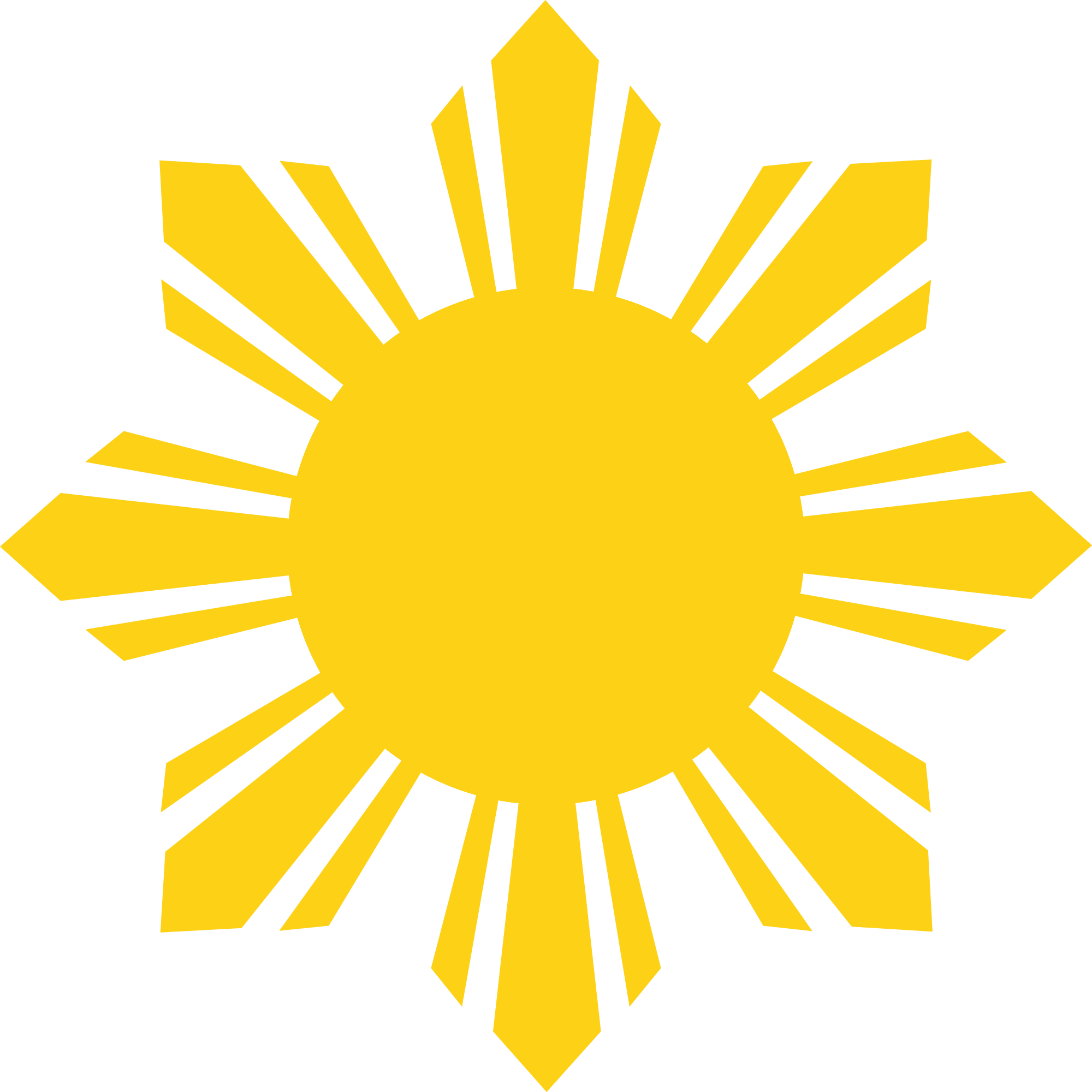 Flag Of The Philippines - 3 Stars And A Sun (2000x2000)