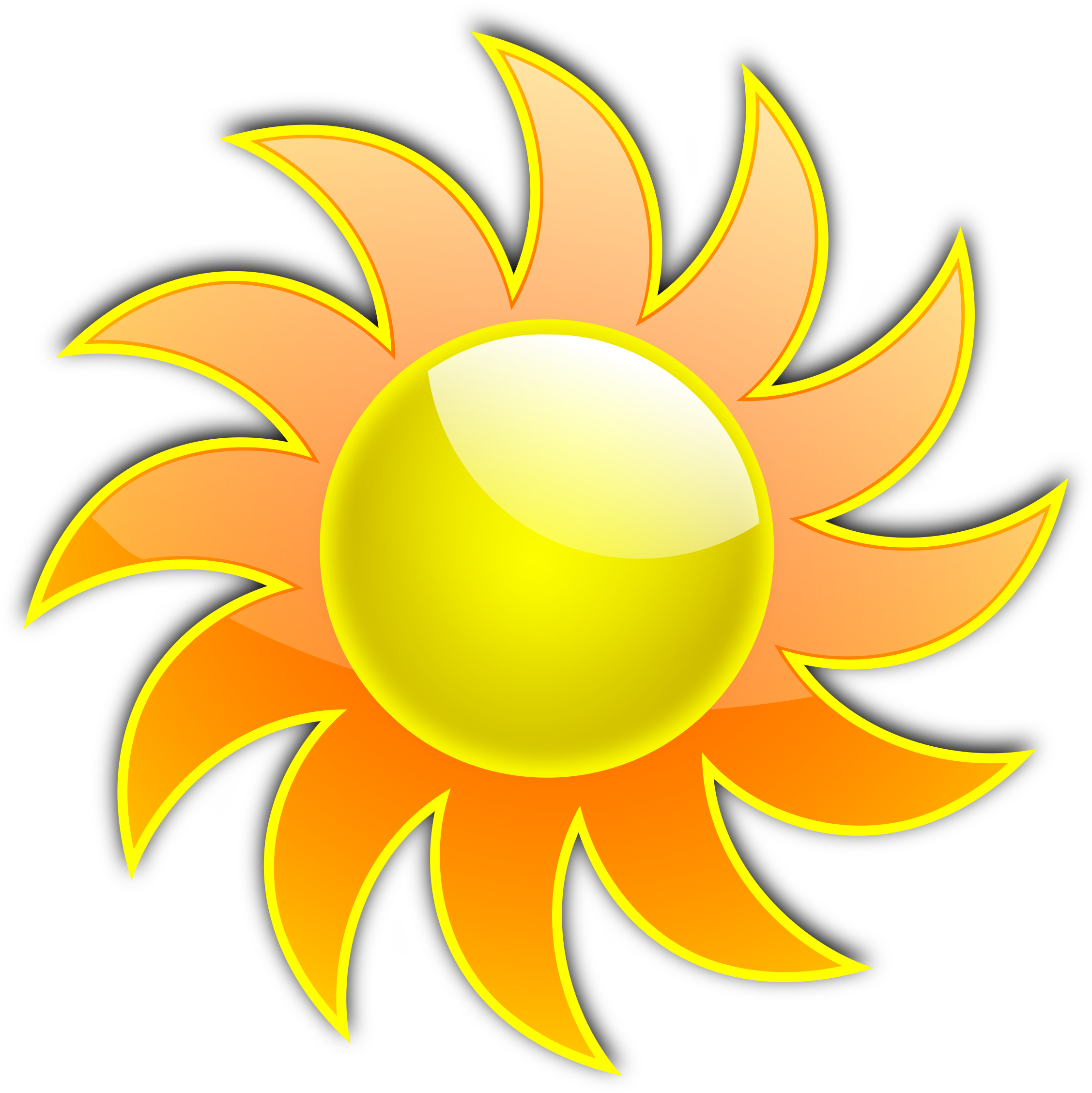 Big Image - Sun Png Public Domain (2400x2391)