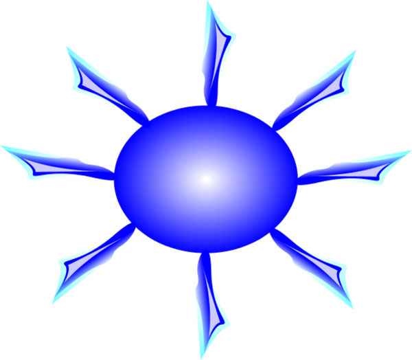 Bright Sun Clip Art - Nautical Wedding Gift (600x524)