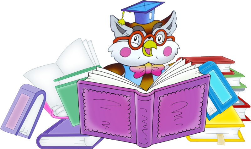 Reading Clipart - Owls Reading Clipart (800x474)