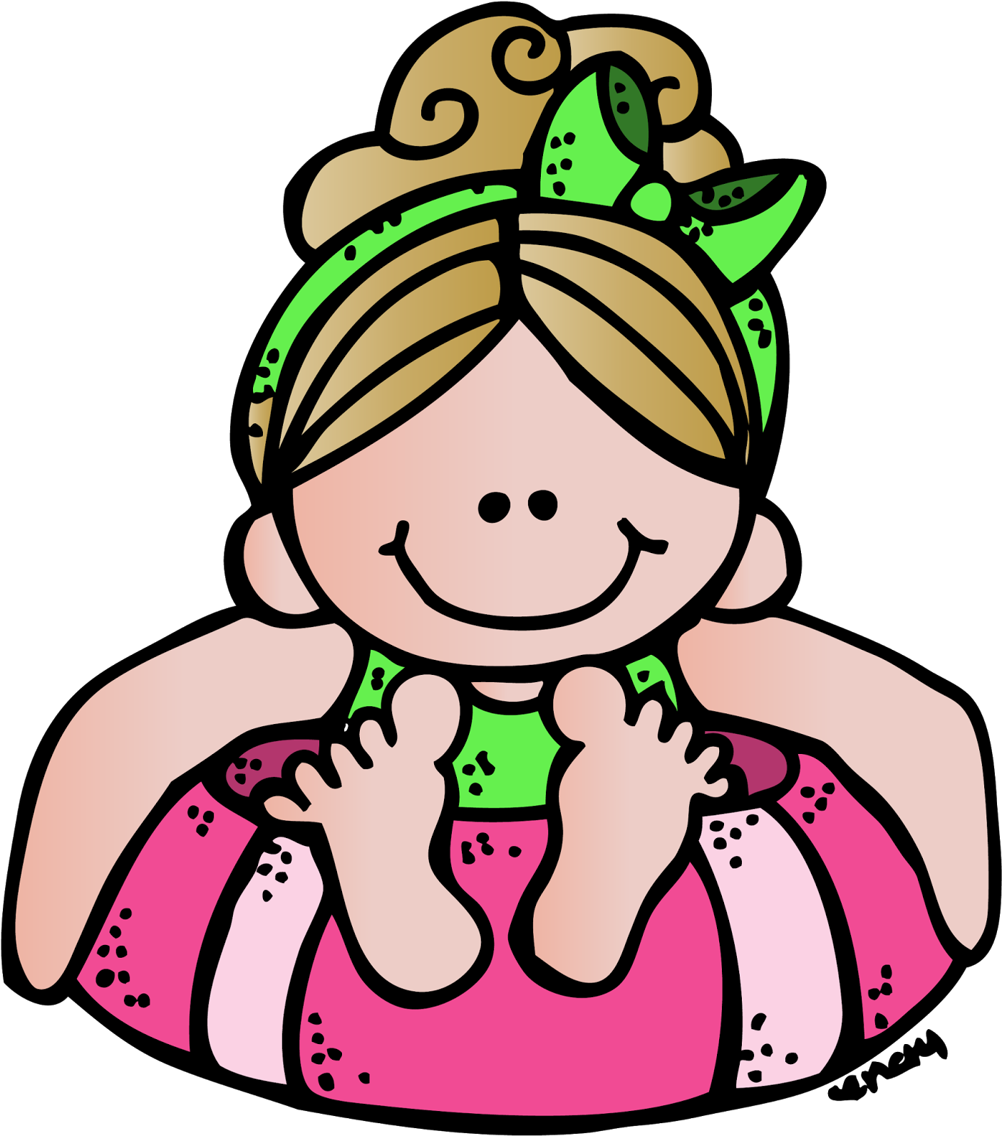 Inner Tube Cliparts - Melonheadz Swimming Clipart (1412x1600)