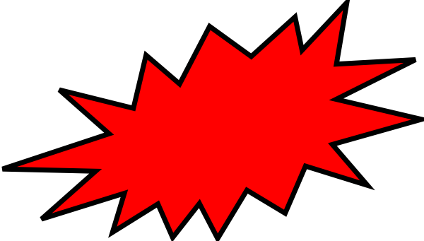 Extremely Inspiration Burst Clipart Red Clip Art At - Emblem (600x341)