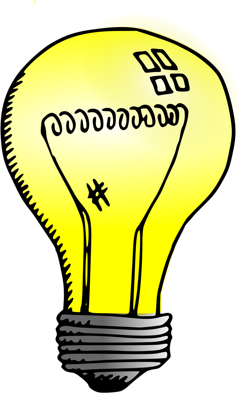 Light Bulb Png - Light Bulb Clip Art (958x1355)