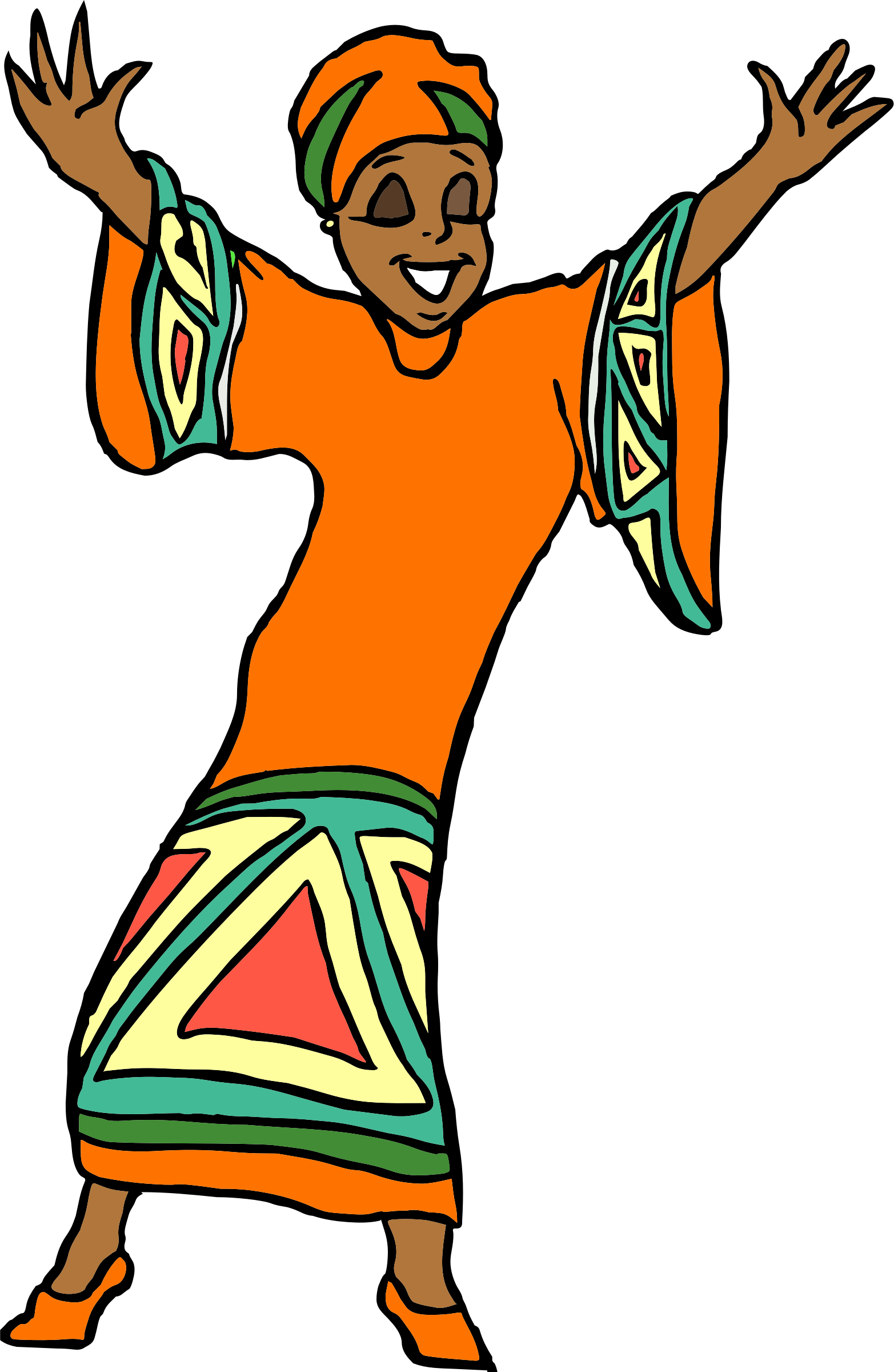 African Woman Traditional Africa Clip Art - Kwanzaa Clip Art Gifs - (489x.....