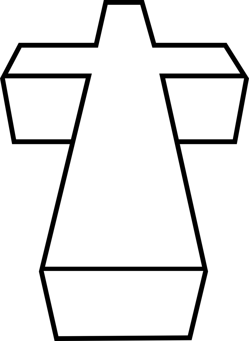 Illustration Of A 3d Cross - 3d Cross (958x1311)