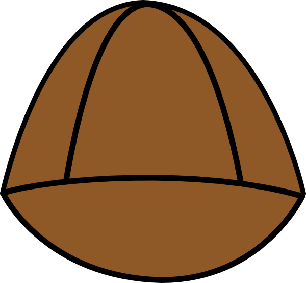 Brown Hat Clipart - Brown Hat Clipart (600x554)