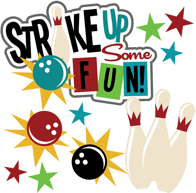 Bowling Strike Clipart - Strike Up Some Fun (648x639)