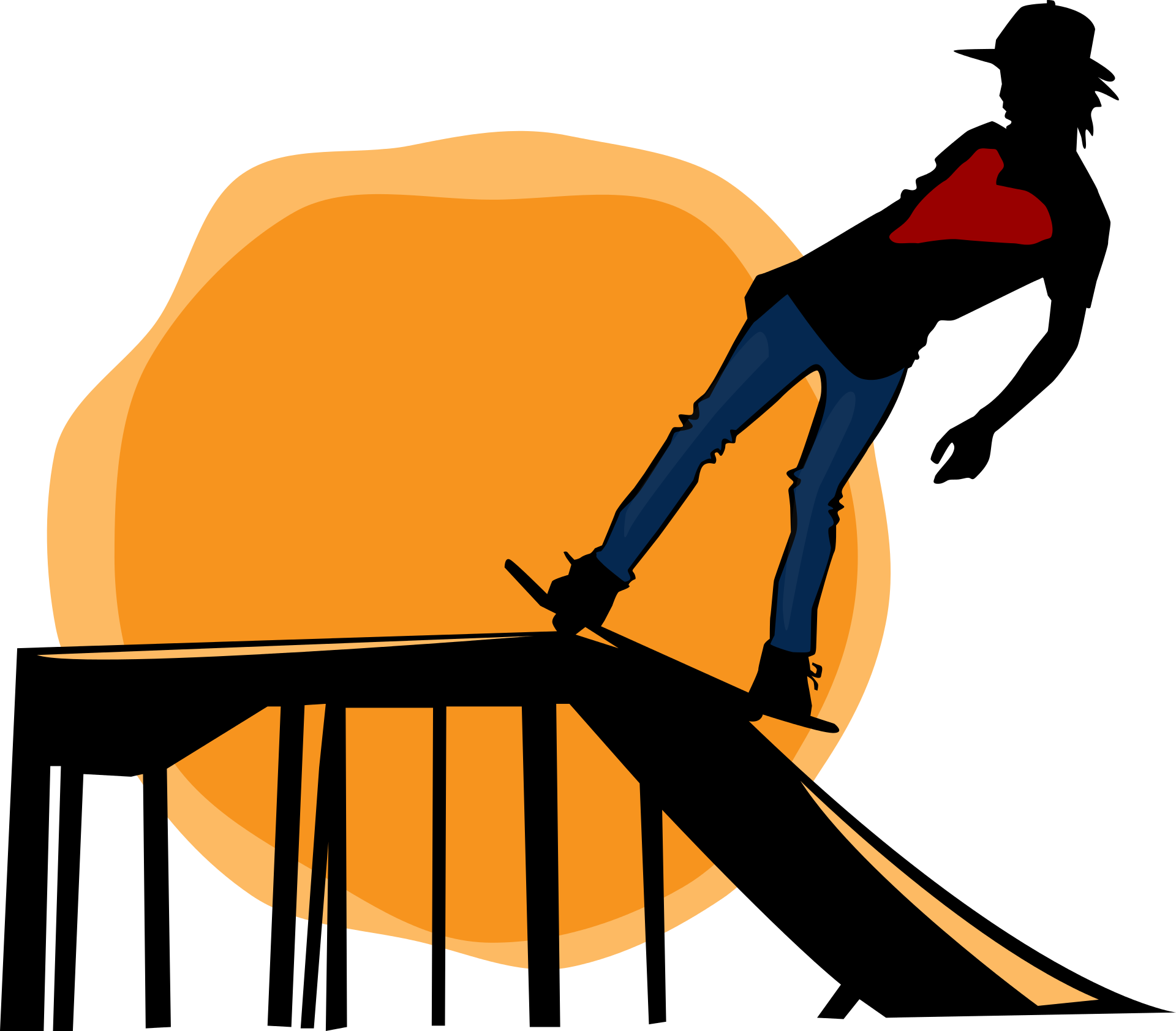 Skater Skateboard Sunset Sun Ramp Silhouette - Skate Ramp Vector (1920x1683)