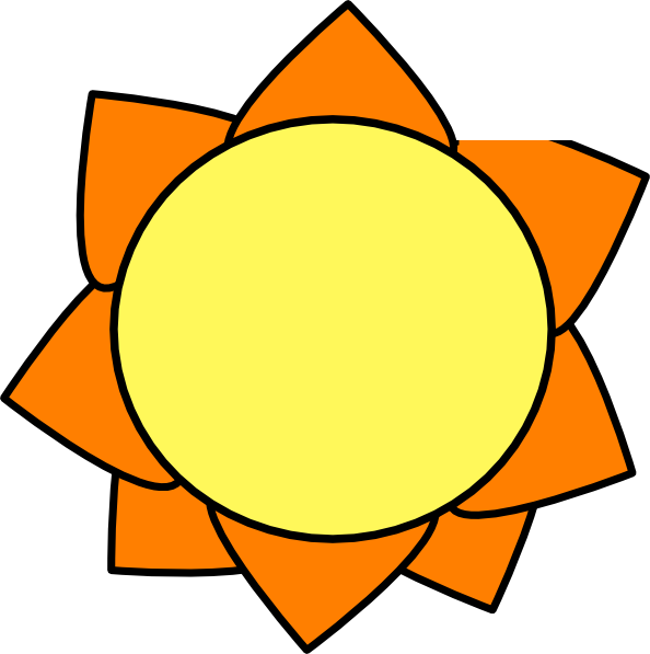 Yellow And Orange Sun (594x597)