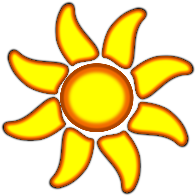 Clipart - Sum - Sun With 8 Rays Clipart (800x797)
