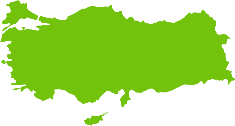 Tüm Türki̇ye'yi̇ Kapsiyoruz - Türkiye Haritası Clipart (776x417)