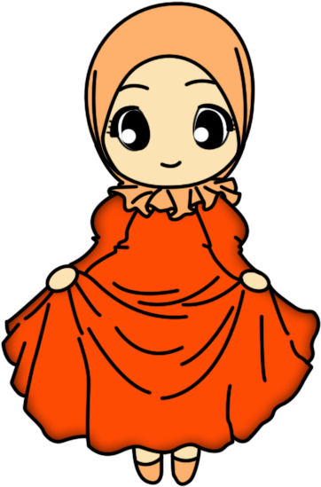 Valentine Backgrounds Scrapbook Titles Svg Cutting - Cartoon Ana Muslim Png (375x552)