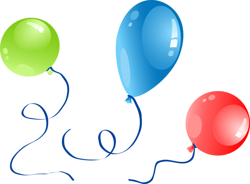 #havaifisek #parti #konfeti #balon Balonun Nasıl Bir - Mavi Balon Png (800x589)