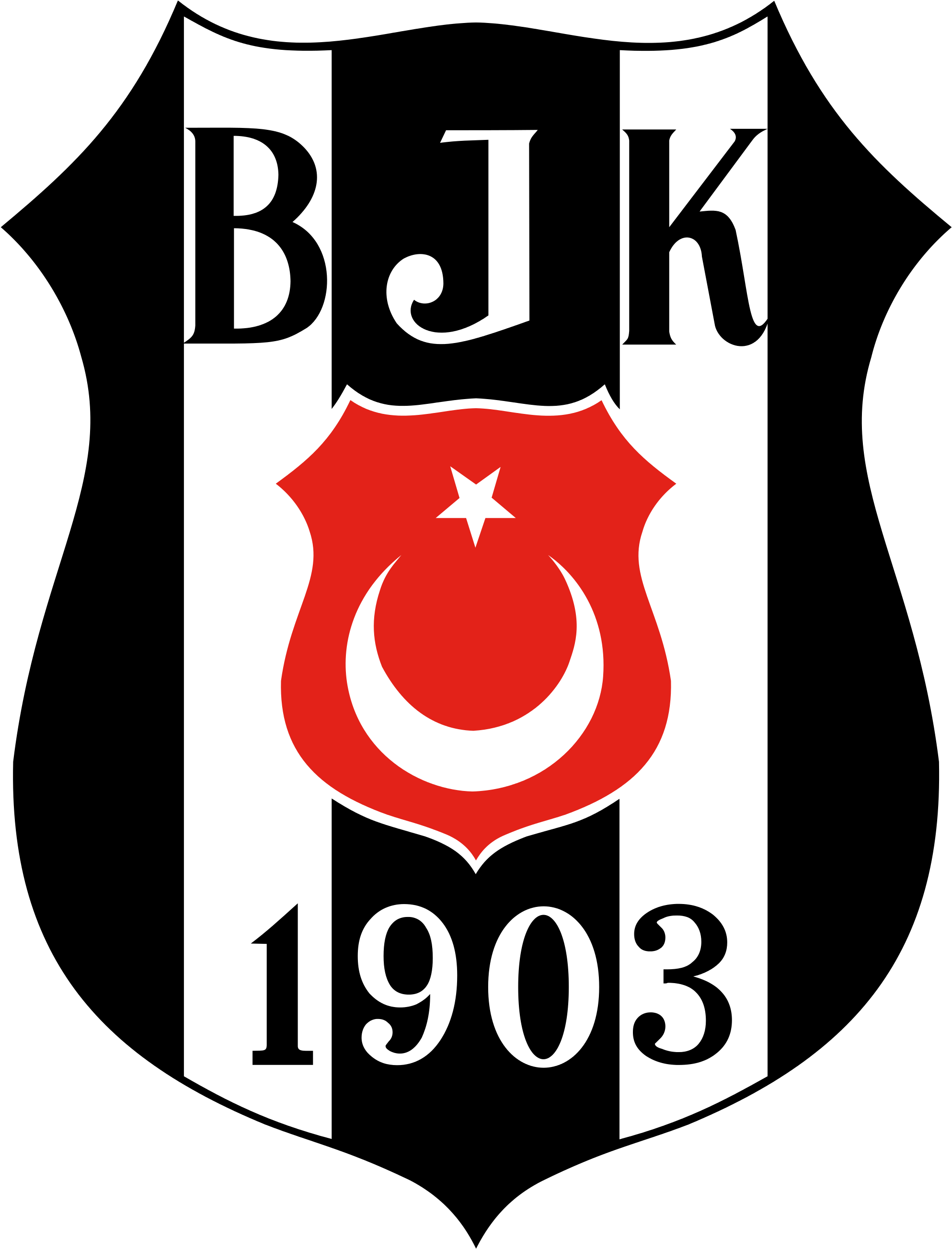 Beşiktaş Jk - Besiktas Logo Png (2000x2620)