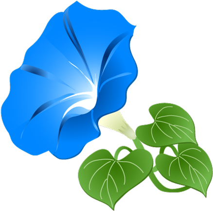 For Download Free Image - Morning Glory Flower Cartoon (480x480)
