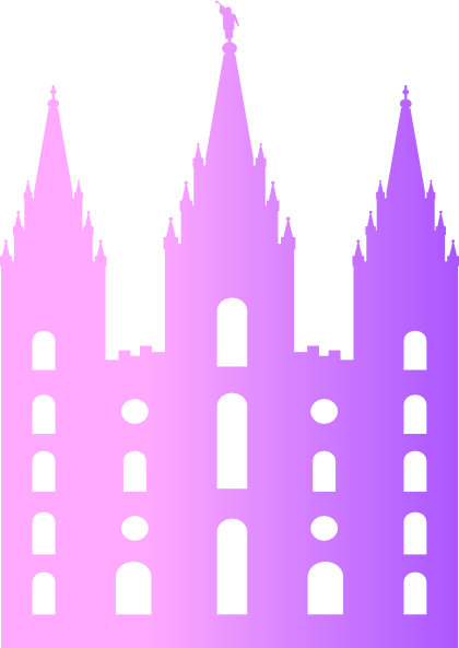 The Temple Clip Art - Temple Square (420x593)