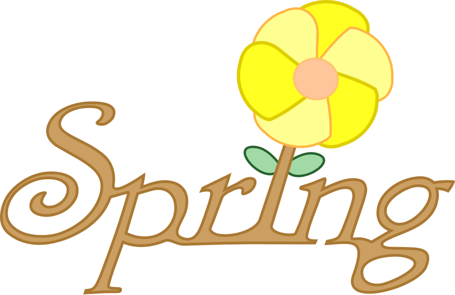 Spring Clipart, Vector Clip Art Online, Royalty Free - Cartoon Pictures Of Spring Season (900x584)