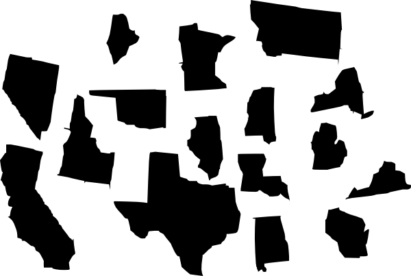 Seperate States Power Clip Art - Power To The State (600x403)