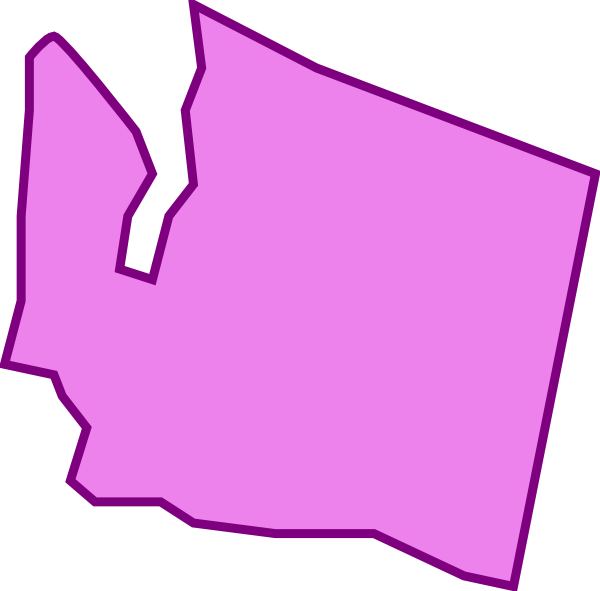 Washington State Clip Art - Washington Png State (600x591)